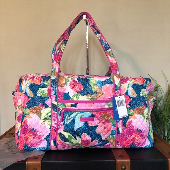 Vera Bradley Handbags - Vera Bradley Large Duffel Superbloom NWT